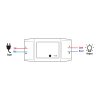 Smart Wi-Fi skrytý prepínač - 90-250V, 16A - Amazon Alexa, Google Home, IFTTT kompatibilita