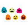 Halloweenska LED dekorácia do okna - gél - tekvica - 85 cm