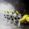 Sada halloweenskych fóliových nálepok - čierne tekvicové tváre - 16 ks / balenie