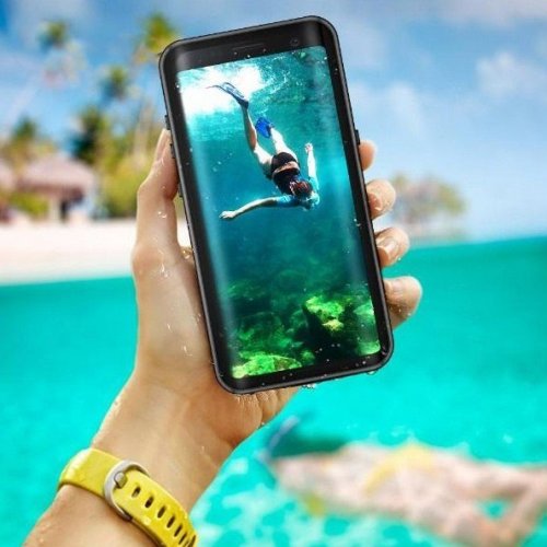 Vodotesné a nárazuvzdorné puzdro Galaxy S9 Ružové