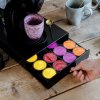 Kovový držiak na kapsule - k 20 ks Dolce Gusto kapsulám -   300 x 240 x 70 mm - matný čierny