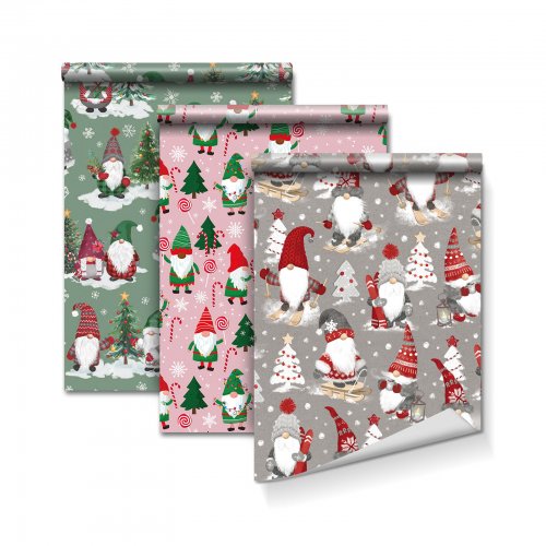 Baliaci papier - 3 druhy - 70 gsm - 70 x 150 cm