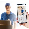 Sada smart videovrátnika - Wi-Fi,s akumulátorom - HD - čierna