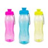 Športová fľaša - plastová,priehľadná - 750 ml, 3 farby