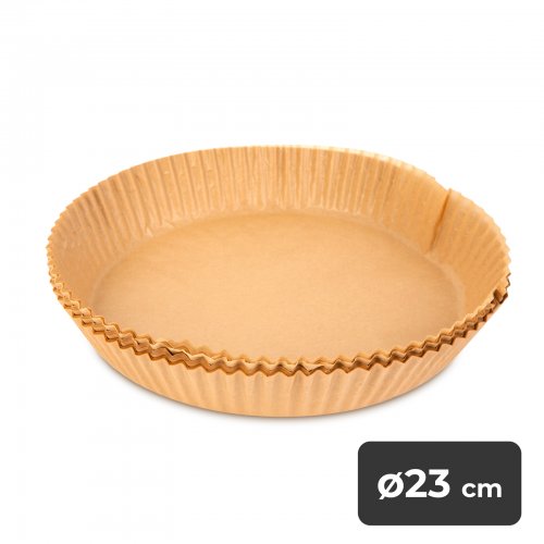 Air fryer papier na pečenie - do teplovzdušnej fritézy - kruh - 23 cm - 50 ks / balenie