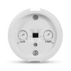 Zabudovateľný pohybový senzor - 360° - max 6 m - max 800 W - IP20 - biely