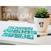 Sada šablón - narodeninová - 15 kusov