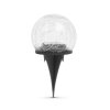 Zapichovacia solárna sveteľná guľa - 10 cm - 10 teplých bielych LED