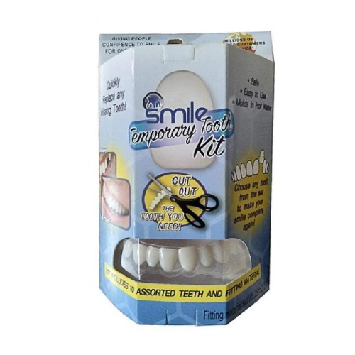 Instant Smile Kit - 30 ks Dočasná silikónová náhrada zubov (poškodené balenie)