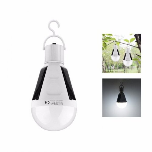 Solárna LED žiarovka s háčikom 7 W