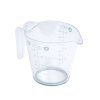 Odmerka v tvare poháru - 500 ml - plast - 16 x 9,7 x 11 cm 