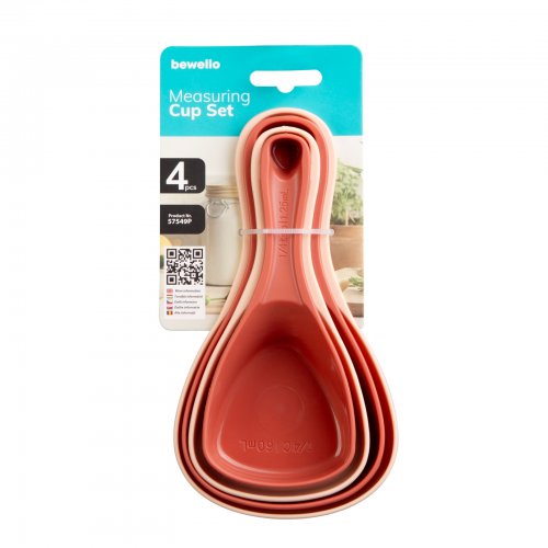 Sada odmeriek - plast -  17 x 9,3 x 6 cm - 4 ks / balenie 