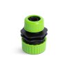 Adaptér na hadicu  -  1/2" - 3/4" - plast - zelená/čierna
