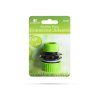 Adaptér na hadicu  -  1/2" - 3/4" - plast - zelená/čierna
