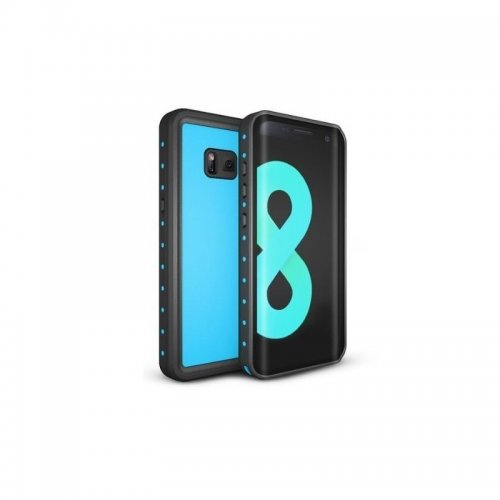 Vodotesný a nárazuvzdorný obal pre telefóny Galaxy S8, S8+, S9 - modrý