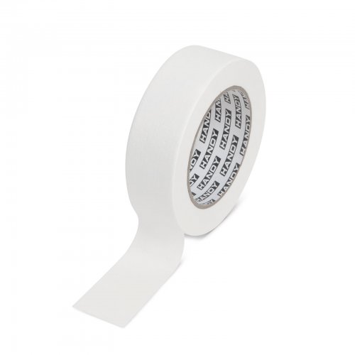 Maskovacia páska - s lepidlom na báze rozpúšťadla - 50 m x 30 mm - biela