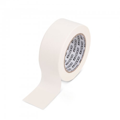 Maskovacia páska - s lepidlom na báze rozpúšťadla - 50 m x 50 mm - biela