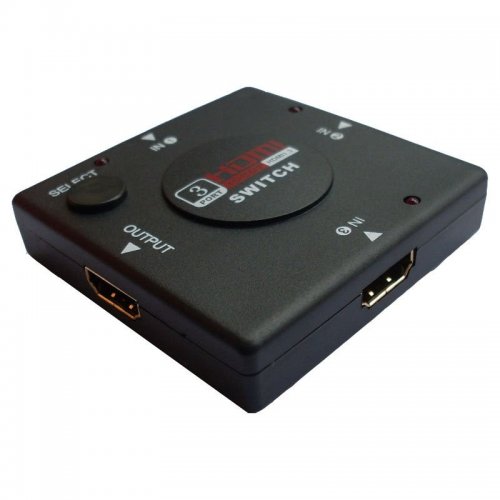 HDMI prepínač rozbočovač 3 portový HDMI prepínač