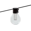 Smart solárna sveteľná reťaz - 15 ks bielych LED - nastaviteľná farebná teplota - 7,5 m -  bluetooth