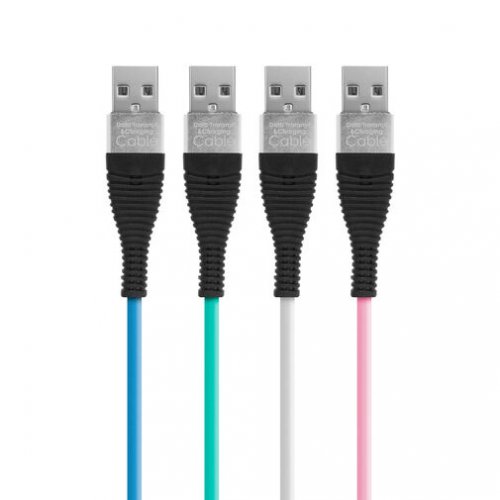 Dátový kábel - microUSB  4 farby - 2 m