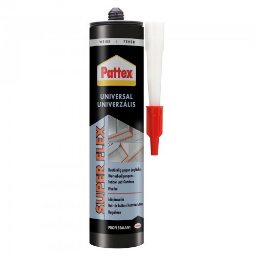 Univerzálny silikón - biely - do exteriéru / interiéru - 280 ml 