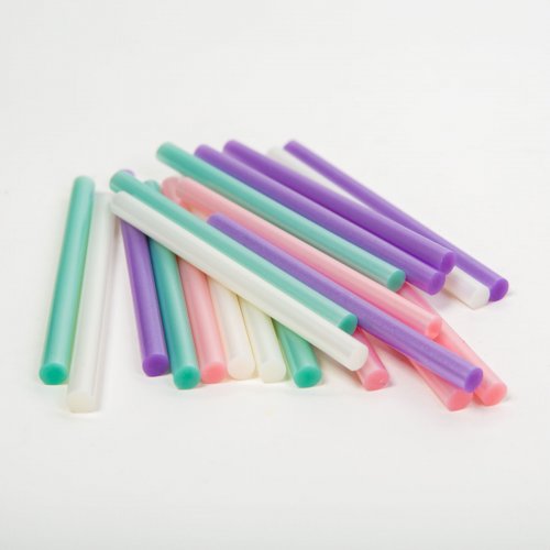 Náplň do lepiacej pištole - 7 x 100 mm - macaronová farba - 20 ks / balenie 