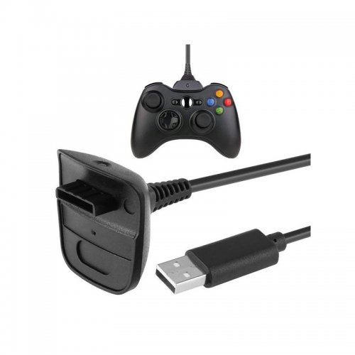  USB nabíjací kábel pre ovládač Xbox 360 - herný kábel, príslušenstvo pre Xbox, nabíjací kábel pre ovládač, USB nabíjací kábel pre Xbox 360
