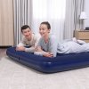 Nafukovací matrac - dvojmiestny, velúr - modrý - 203 x 152 x 22 cm