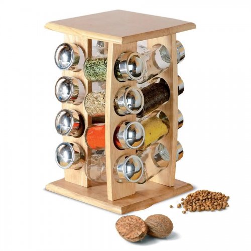 Orion Stojan na koreničky s dreveným stojanom 16 ks 123919