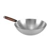Tradičná čínska železná wok panvica 32 cm, 1,3 mm
