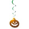 Sada halloweenskych dekorácií - 12 ks tekvíc, duchov - lesklá špirála