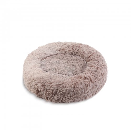 Pelech pre psy - kruh - veľkosť "M" - 60 cm - svetlohnedý