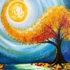 Diamantové puzzle - Čarovný strom