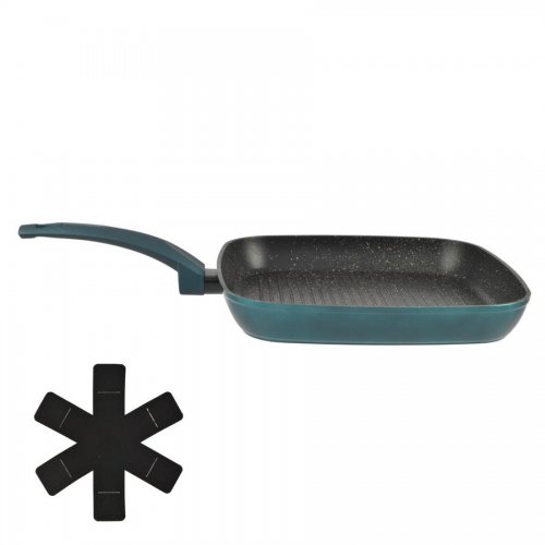 Sea Line nepriľnavá hliníková grilovacia panvica 28*28 cm indukčná