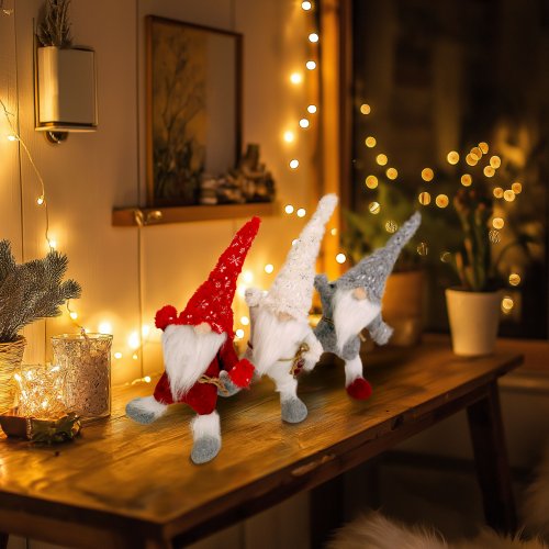 Vianočný škandinávsky trpaslík - 26 x 8 x 48 cm - 3 druhy 