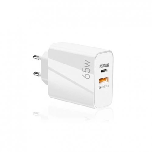 AC adaptér s USB-C + USB vstupom 65 W