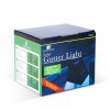Solárne svetlo na odkvap - 6 studených bielych SMD LED - čierne
