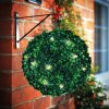Solárny krušpán - zavesiteľný - 25 cm - 20 teplých bielych LED 