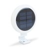 Solárne svetlo na odkvap - 3 studení biele SMD LED - biela - 11 x 2,6 cm 