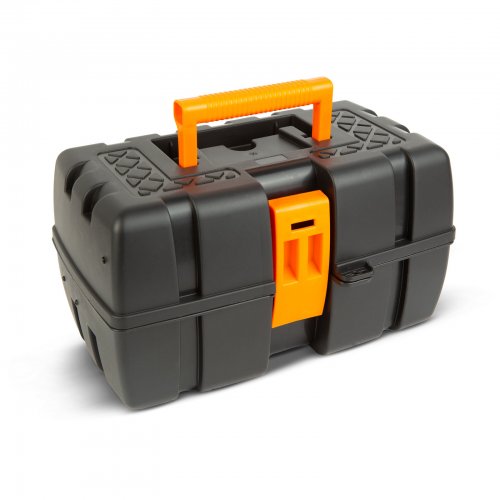 Otvorená taška na náradie s podnosom - trojitý podnos - plast - 37 x 23 x 21 cm