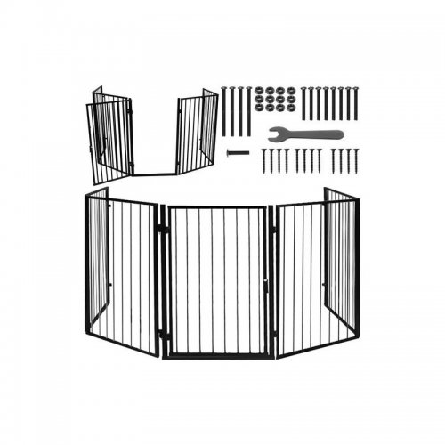 základná krbová zábrana BK-2961 – bezpečnostná krbová zábrana pre deti, ohňovzdorná zábrana, skladacia krbová zábrana
