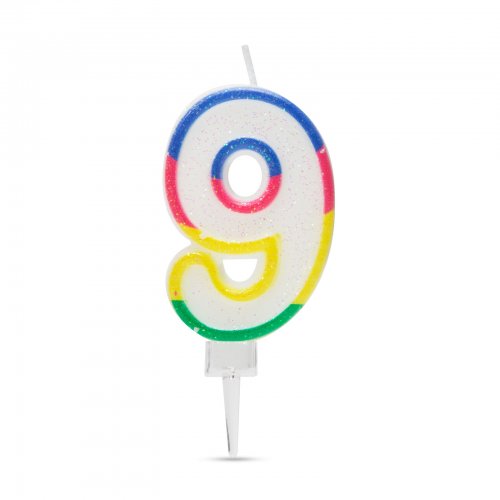 Sviečky na torty "9"