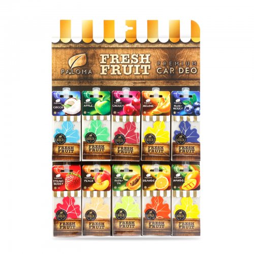 Osviežovač vzduchu sada - Paloma Gold Fresh Fruit - 90 ks