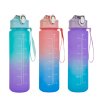 Športová fľaša - 750 ml - opálová - modro-fialový farebný prechod