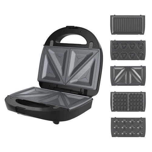 WinningStar – Nepriľnavý sendvičovač 5 v 1 – 750 W