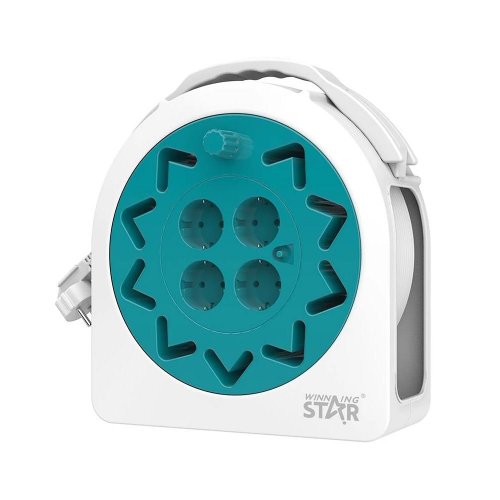 WinningStar – Navijak s 20 m káblom – 4 x 230 V zásuvky