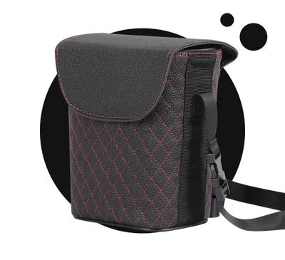 Elegantný autový úložný box, odpadkový kôš čierny