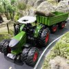 Realistický traktor s prívesom 42 cm