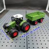 Realistický traktor s prívesom 42 cm