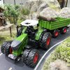 Realistický traktor s prívesom 42 cm